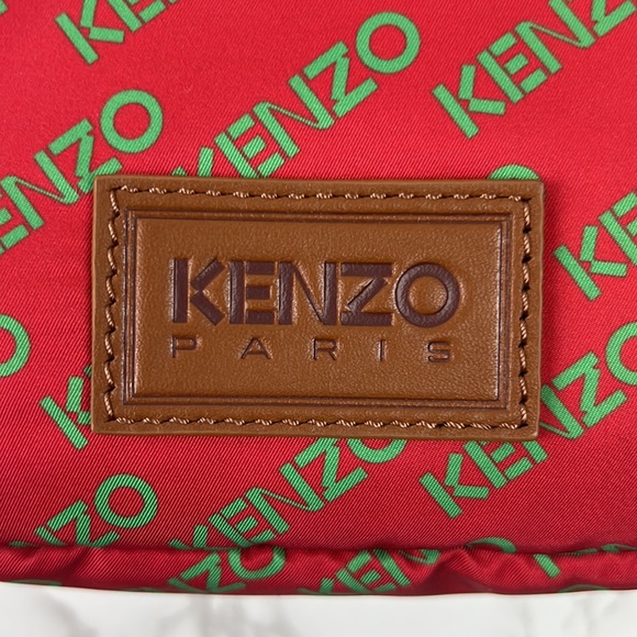 KENZO Logo Print Crossbody Red - Picture 11 of 16